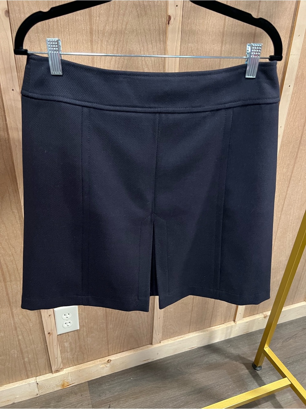 Navy LOFT tailored skirt